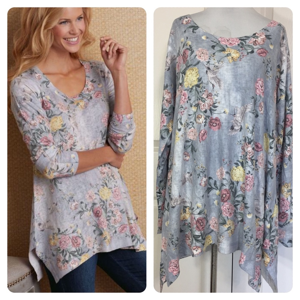 New! Soft Surroundings Agnes Top